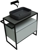 Тумба под раковину Allen Brau Priority 80 1.31002.PWM Папирус матовый — фото 6, Тумбы под раковину