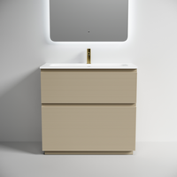 Товар: Тумба напольная SANCOS Folk Floor 890х445х850, c двумя ящиками оснащенными доводчиками, Капучино, арт.FL90FCP - фото 3 Тумба напольная SANCOS Folk Floor 890х445х850, c двумя ящиками оснащенными доводчиками, Капучино, арт.FL90FCP — фото 3, Комоды и тумбы для ванной комнаты