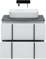 Тумба под раковину Allen Brau Reality 70 1.32004.WM подвесная Белая матовая — фото 14, Тумбы под раковину