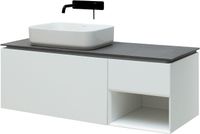 Товар: Тумба под раковину Allen Brau Infinity 120 L 1.21006.WM подвесная Белая матовая - фото 6 Тумба под раковину Allen Brau Infinity 120 L 1.21006.WM подвесная Белая матовая — фото 6, Тумбы под раковину