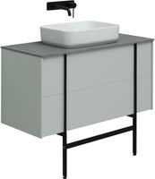 Тумба под раковину Allen Brau Reality 100 1.32007.PWM подвесная Папирус матовый — фото 39, Тумбы под раковину