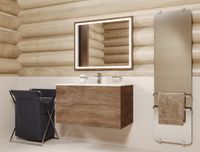 Тумба под раковину Allen Brau Glority 100 дуб антик арт-1.35002.NW — фото 8, Тумбы под раковину