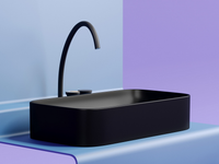 Раковина-чаша Ceramicanova Element 71 CN6054MB Черная матовая — фото 16, Раковины накладные