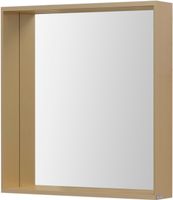 Зеркало Allen Brau Reality 70 с подсветкой Латунь браш с сенсорным выключателем арт-1.32017.03 — фото 5, Зеркала в ванную комнату