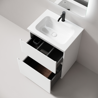 Тумба напольная SANCOS Folk Floor, 590х445х850, c двумя ящиками оснащенными доводчиками, Bianco, арт. арт-FL60FW — фото 2, Тумбы под раковину