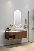 Тумба под раковину Allen Brau Infinity 120 1.21006.NO L дуб — фото 26, Тумбы под раковину