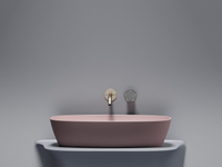 Раковина-чаша Ceramicanova Element 60 CN6049MP Розовая матовая — фото 10, Раковины накладные