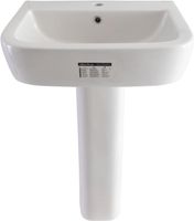 Раковина Allen Brau Infinity 56 4.21007.20 Белая — фото 5, Раковины подвесные