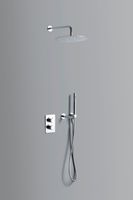 Душевая система Allen Brau Priority 5.31014-00 с термостатом Хром — фото 14, Встраиваемые душевые комплекты