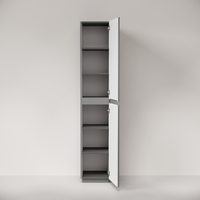 Шкаф-пенал напольный SANCOS Folk Floor, 350х350х1880 мм, цвет Ergraut soft, арт. PFL35FES — фото 5, Пеналы для ванной комнаты