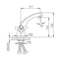 Смеситель для раковины Splenka , хром арт-S80.10 — фото 2, Смесители для раковины