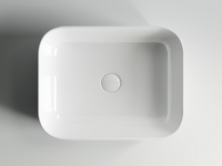 Раковина-чаша Ceramicanova Element 50 CN6011 Белая — фото 6, Раковины накладные