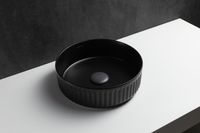 Раковина-чаша Allen Brau Fantasy Line 36 4.11032.31 Черная матовая — фото 12, Раковины накладные