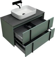 Тумба под раковину Allen Brau Reality 90 1.32006.CGM подвесная Олива матовая — фото 31, Тумбы под раковину