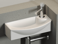 Товар: Раковина Ceramicanova Element 45 L CN6038L Белая - фото 11 Раковина Ceramicanova Element 45 L CN6038L Белая — фото 11, Мини-раковины