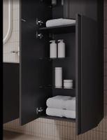Шкаф-пенал Allen Brau Eclipse 60 1.E1006.AM антрацит матовый — фото 9, Шкафы для ванной