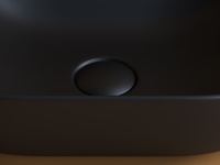 Раковина-чаша Ceramicanova Element 45 CN6009MB Черная матовая — фото 8, Раковины накладные