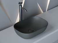 Раковина-чаша Ceramicanova Element 45 CN6009MDH Темный антрацит матовый — фото 3, Раковины накладные