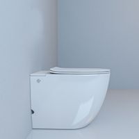 Унитаз Ceruttispa CT7264 с импульсным смывом приставной с сиденьем Микролифт — фото 9, Приставные унитазы