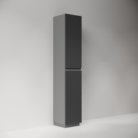 Шкаф-пенал напольный SANCOS Folk Floor, 350х350х1880 мм, цвет Grey soft, арт. арт-PFL35FGS — фото 4, Пеналы для ванной комнаты