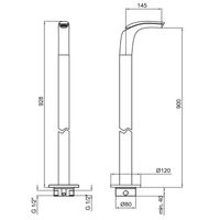 Товар: Смеситель для раковины Webert Aria , черный арт-AI832301560 - фото 2 Смеситель для раковины Webert Aria , черный арт-AI832301560 — фото 2, Смесители для раковины