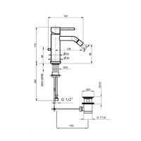 Товар: Смеситель для биде Webert Elio , никель арт-EL840102345 - фото 2 Смеситель для биде Webert Elio , никель арт-EL840102345 — фото 2, Смесители для биде