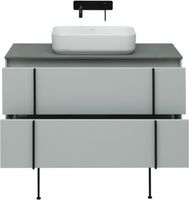 Тумба под раковину Allen Brau Reality 100 1.32007.PWM подвесная Папирус матовый — фото 44, Тумбы под раковину