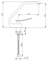 Смеситель для раковины Boch Mann Hoe B BM9633 Черный матовый — фото 8, Смесители для раковины