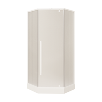 Товар: Душевой уголок Ceruttispa 90x90 C3AWD профиль Белый стекло рифленое - фото 8 Душевой уголок Ceruttispa 90x90 C3AWD профиль Белый стекло рифленое — фото 8, Душевые уголки трапеция