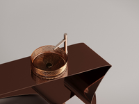 Раковина-чаша Ceramicanova Cristal 36 CN6058 Бежевая — фото 26, Раковины накладные