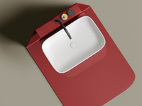 Раковина-чаша Ceramicanova Element 61 CN6053MW Белая матовая — фото 8, Раковины накладные