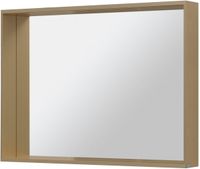 Зеркало Allen Brau Reality 100 с подсветкой Латунь браш с сенсорным выключателем арт-1.32020.03 — фото 5, Зеркала в ванную комнату