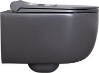 Товар: Унитаз Allen Brau Priority 4.31002.AN подвесной Антрацит без сиденья - фото 2 Унитаз Allen Brau Priority 4.31002.AN подвесной Антрацит без сиденья — фото 2, Подвесные унитазы