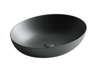 Раковина-чаша Ceramicanova Element 52 CN6017MDH Темный антрацит матовый — фото 1, Раковины накладные