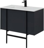 Тумба под раковину Allen Brau Reality 90 1.32006.AM подвесная Антрацит матовый — фото 55, Тумбы под раковину