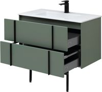 Тумба под раковину Allen Brau Reality 90 1.32006.CGM подвесная Олива матовая — фото 46, Тумбы под раковину