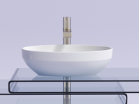 Раковина-чаша Ceramicanova Element 50 CN6056 Белая глянцевая — фото 13, Раковины накладные