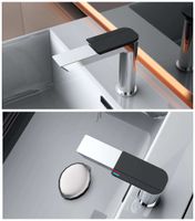 Смеситель для раковины Boch Mann Como CB XL BM9631 Хром Черный матовый — фото 5, Смесители для раковины