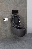 Товар: Унитаз Allen Brau Priority 4.31001.AN подвесной Антрацит без сиденья - фото 35 Унитаз Allen Brau Priority 4.31001.AN подвесной Антрацит без сиденья — фото 35, Подвесные унитазы