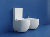 Напольный пристенный унитаз Metropol смыв Торнадо белый CN4001T — фото 11, Напольные унитазы