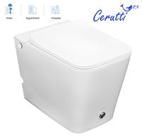 Унитаз Ceruttispa CT7269 7269 с импульсным смывом приставной с сиденьем Микролифт — фото 4, Приставные унитазы
