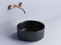 Раковина-чаша Ceramicanova Element 36 CN6032MB Черная матовая — фото 6, Раковины накладные