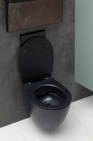 Крышка-сиденье для унитаза Allen Brau Fantasy Smartfix, Soft-Close черный матовый арт-4.11005.31 — фото 6, Сиденья для унитаза