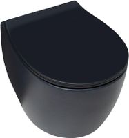 Товар: Унитаз Allen Brau Fantasy 4.11004.31 подвесной Черный матовый без сиденья - фото 8 Унитаз Allen Brau Fantasy 4.11004.31 подвесной Черный матовый без сиденья — фото 8, Подвесные унитазы