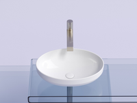 Раковина-чаша Ceramicanova Element 50 CN6056 Белая глянцевая — фото 11, Раковины накладные