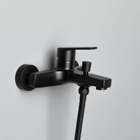 Смеситель для ванны Allen Brau Eclipse 5.E1003-31 Черный матовый — фото 10, Смеситель для ванны