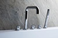 Смеситель на борт ванны Allen Brau Priority 5.31007-00 Хром — фото 6, Смесители на борт ванны