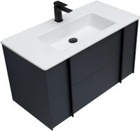 Тумба под раковину Allen Brau Reality 90 1.32006.AM подвесная Антрацит матовый — фото 12, Тумбы под раковину