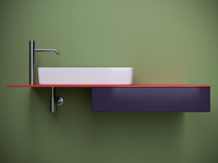 Товар: Раковина накладная со смещенным сливом, с возможностью установки на столешницу под стиральную машину - фото 2 Раковина накладная со смещенным сливом, с возможностью установки на столешницу под стиральную машину — фото 2, Раковины накладные