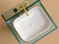 Раковина-чаша Ceramicanova Element 51 CN6052MW Белая матовая — фото 5, Раковины накладные